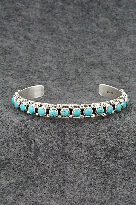 Turquoise & Sterling Silver Bracelet - Darlene Begay