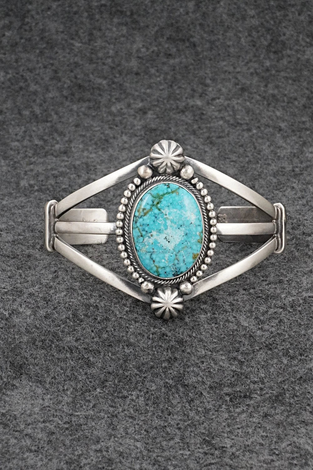 Turquoise & Sterling Silver Bracelet - Darrin Livingston