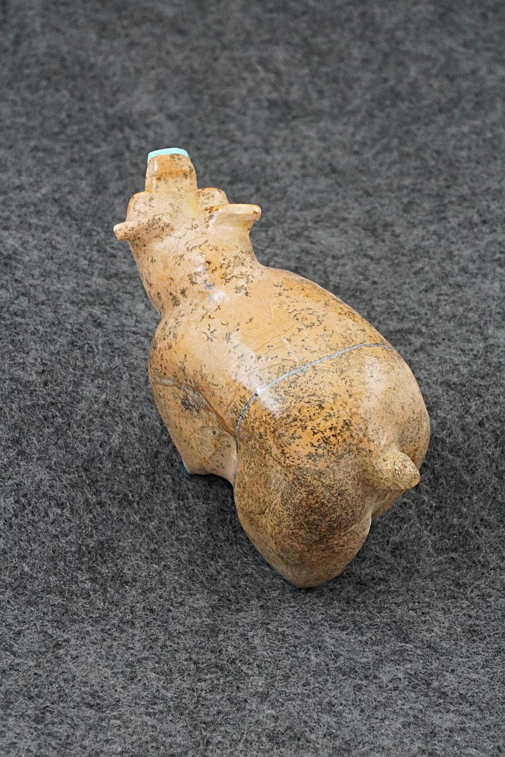 Pig Zuni Fetish Carving - Freddie Leekya