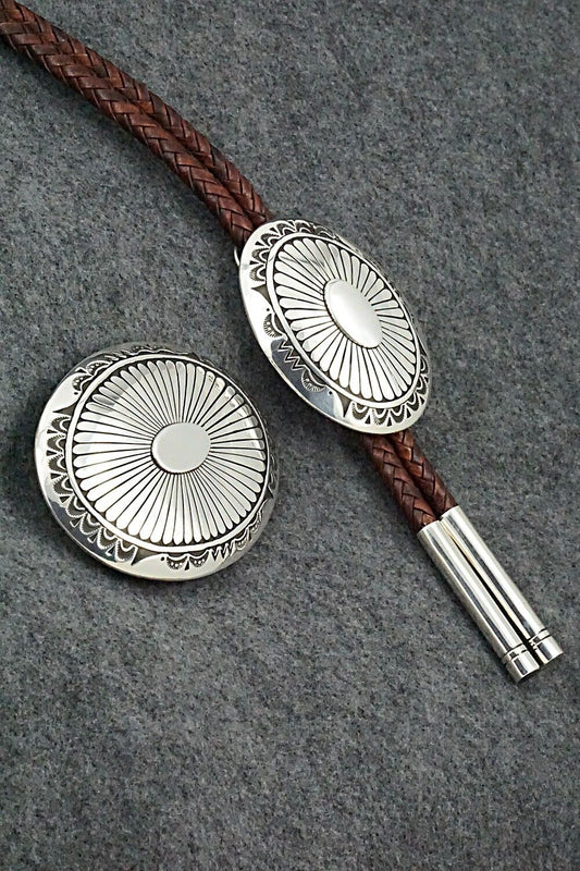 Sterling Silver Bolo Tie & Belt Buckle - Charlie John