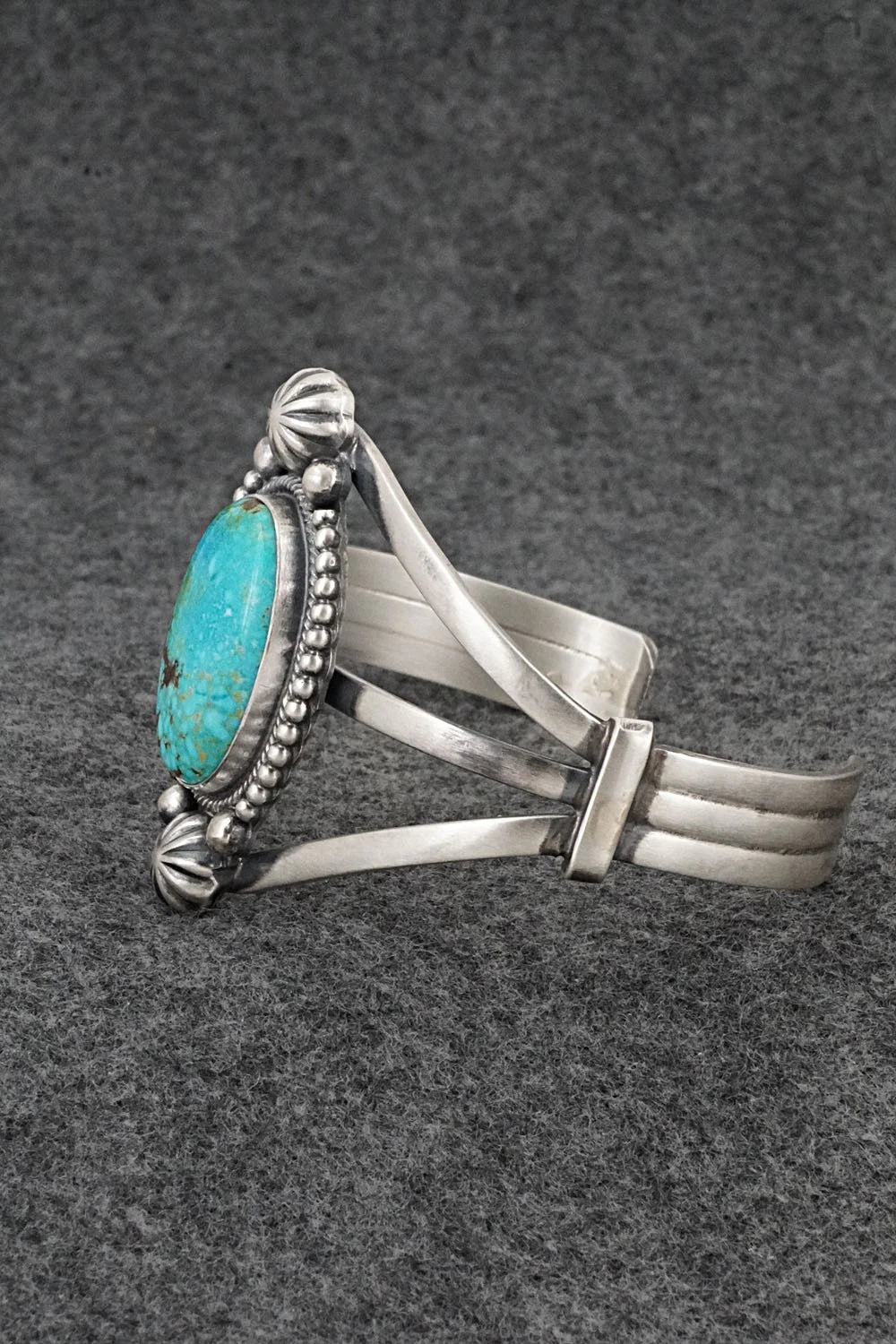 Turquoise & Sterling Silver Bracelet - Darrin Livingston