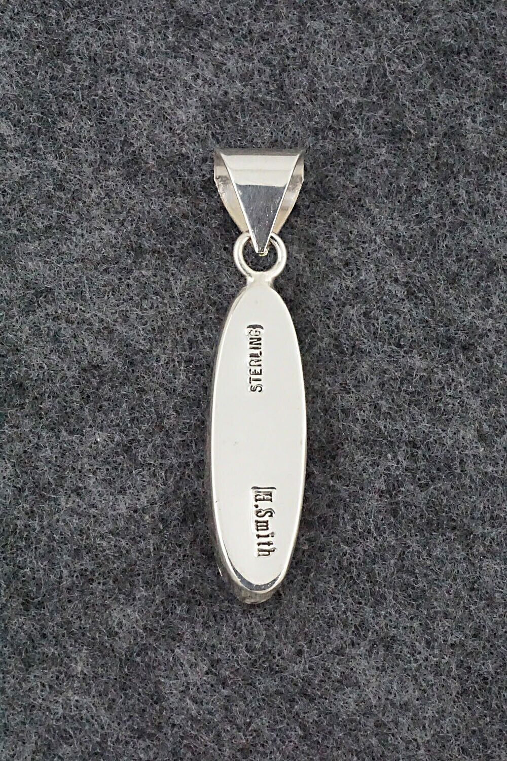 White Buffalo & Sterling Silver Pendant - Harold Smith
