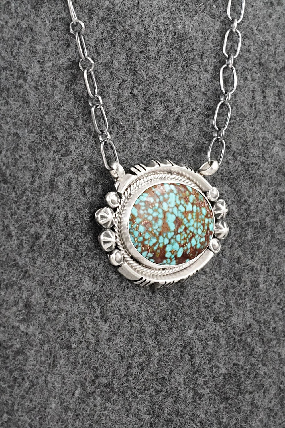 Turquoise & Sterling Silver Necklace - Marita Benally