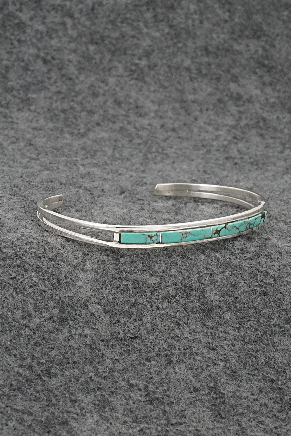 Turquoise & Sterling Silver Bracelet - Jamie Johnson