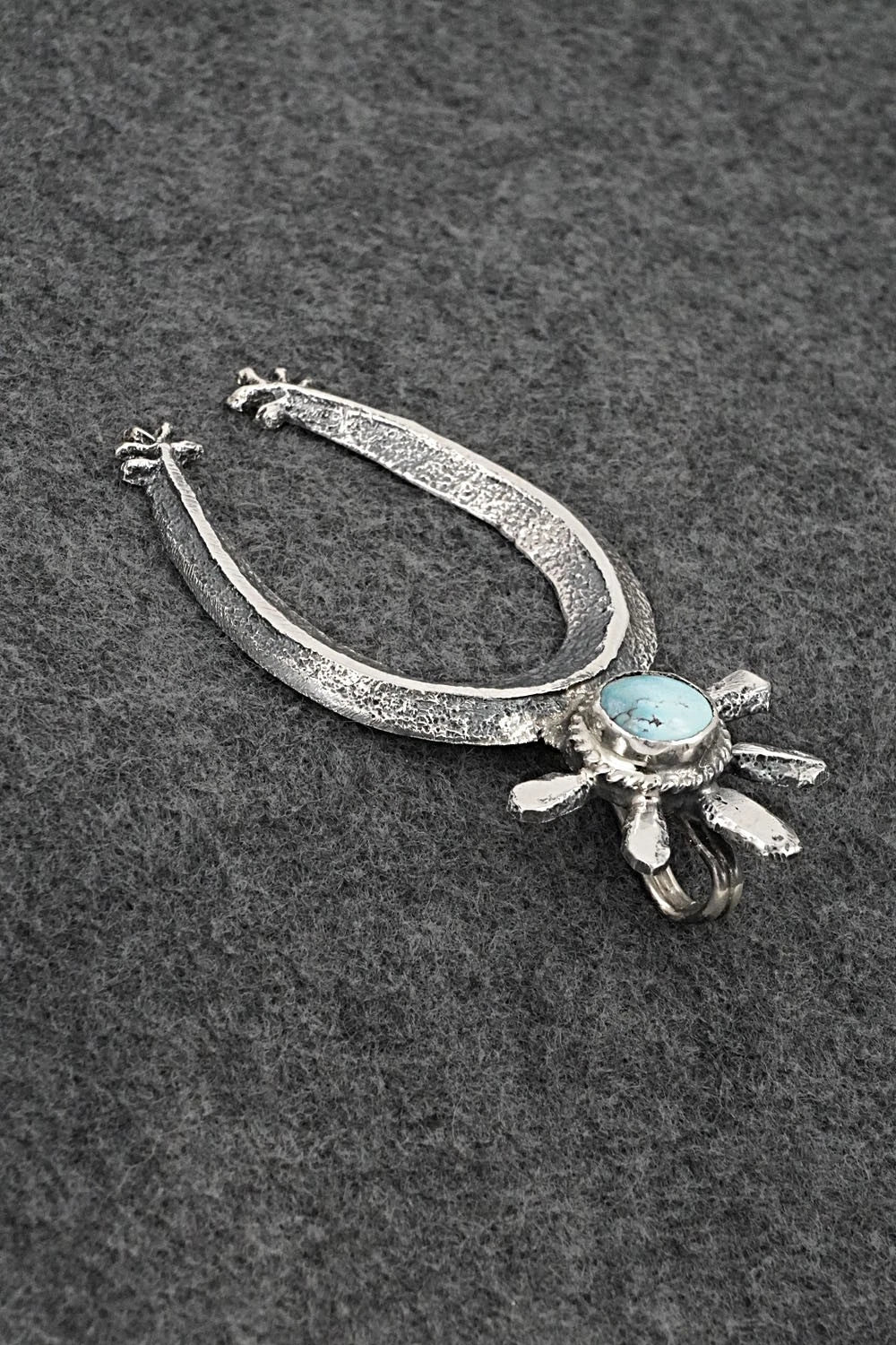 Turquoise & Sterling Silver Pendant - Delbert Arviso