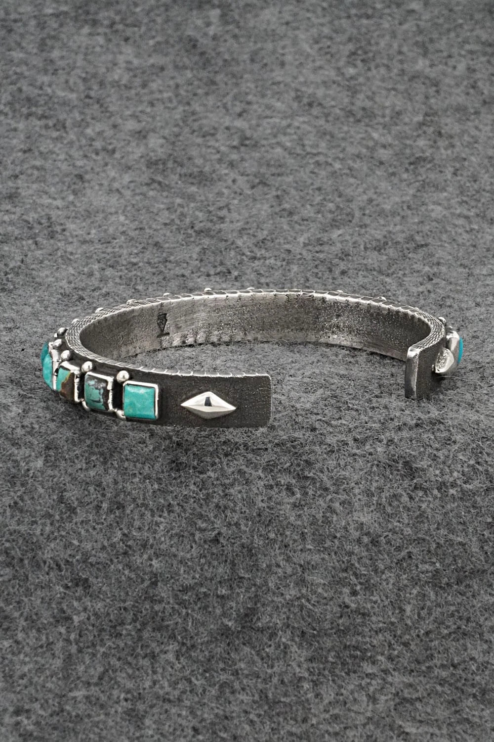 Turquoise & Sterling Silver Bracelet - Ernest Rangel