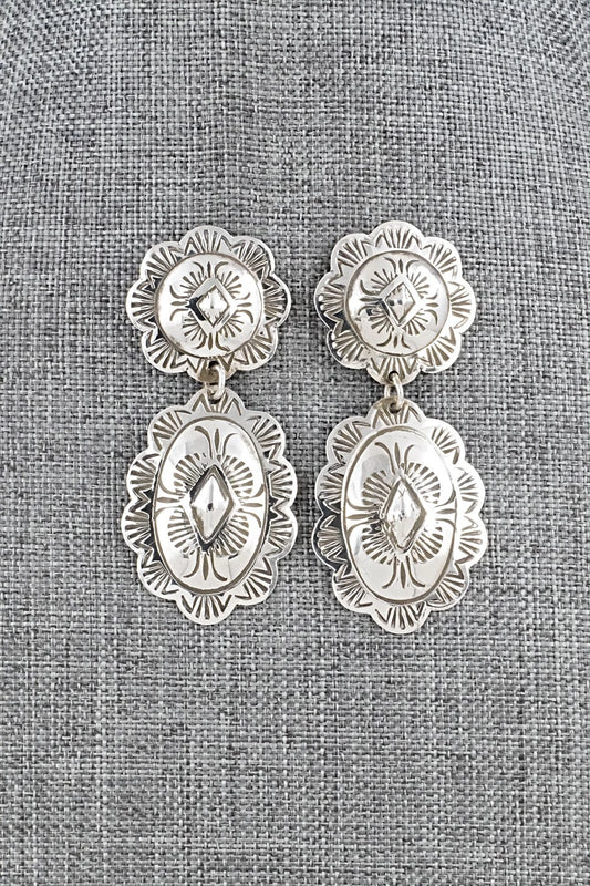 Sterling Silver Earrings - Bertha Begay