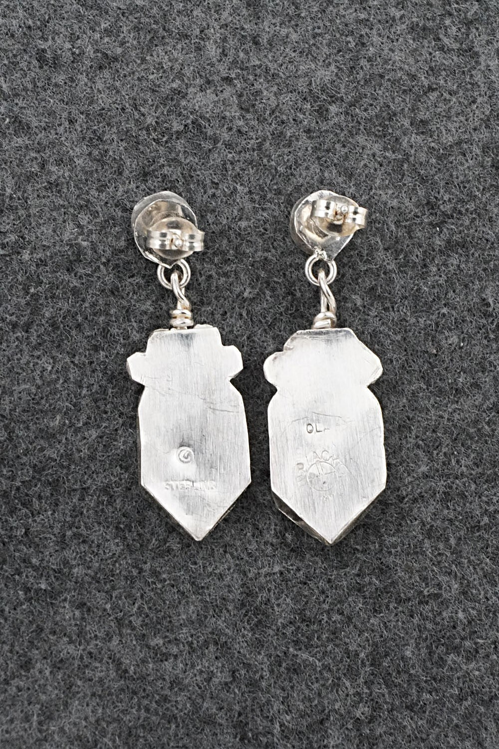 Multi-Stone Inlay & Sterling Silver Earrings - Ola Eriacho