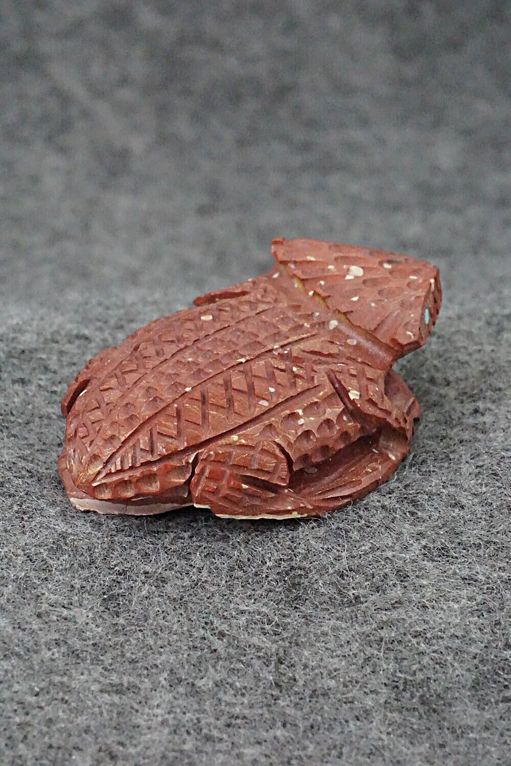 Horned Toad Zuni Fetish Carving - Jensen Charlie