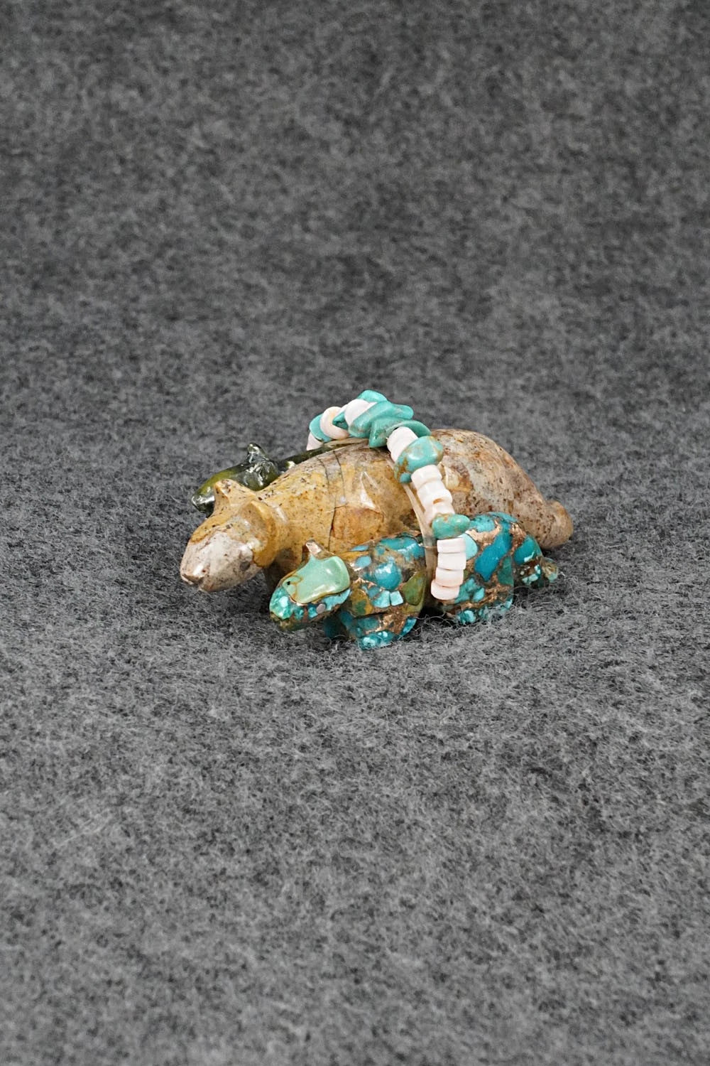 Mountain Lion Zuni Fetish Carving - Daisy Rose Leonard