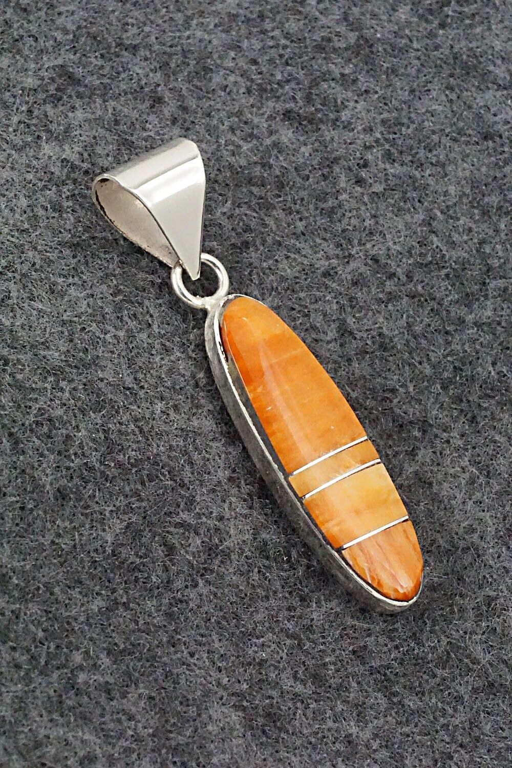 Spiny Oyster & Sterling Silver Pendant - Harold Smith