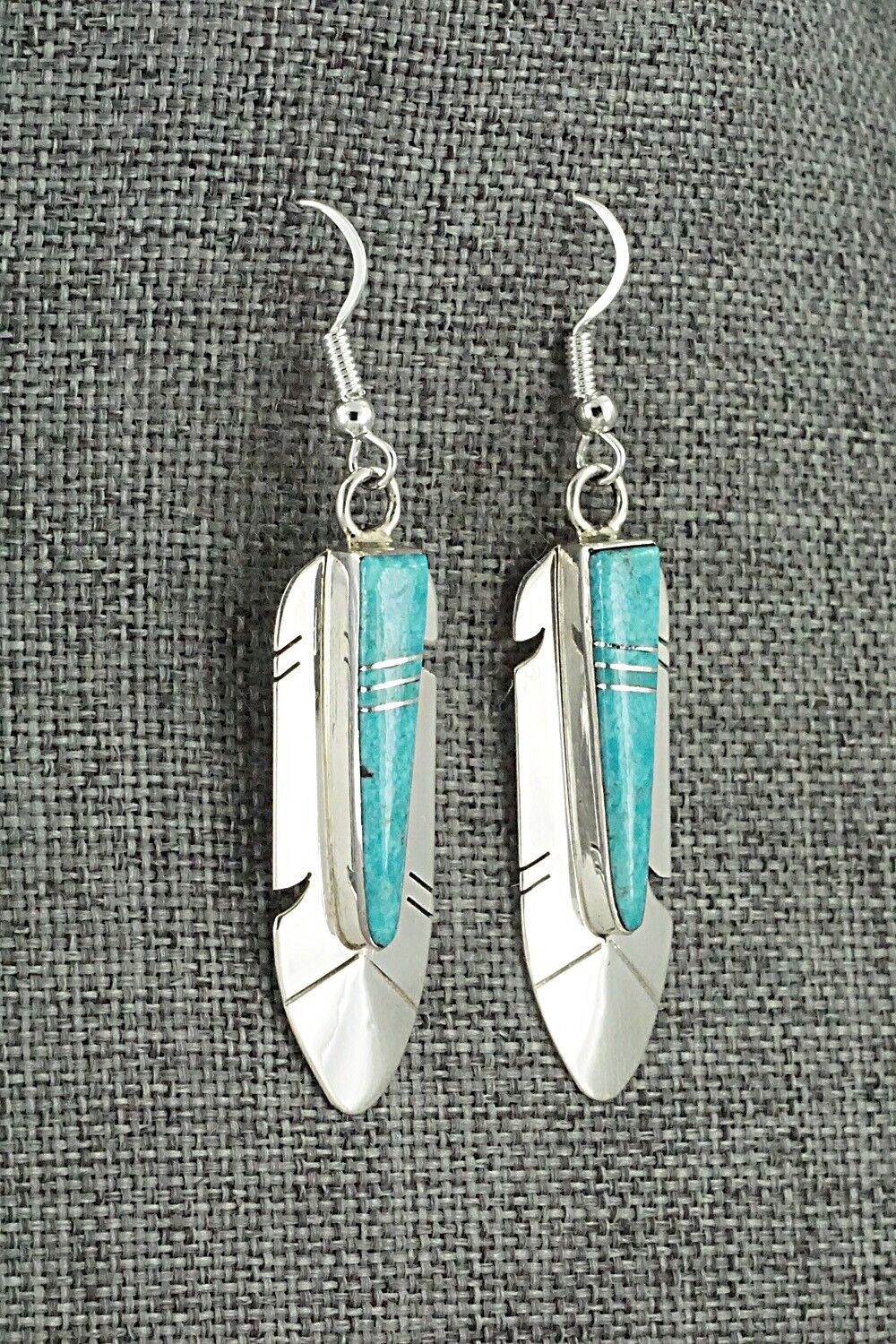 Turquoise & Sterling Silver Earrings - Marilyn Yazzie