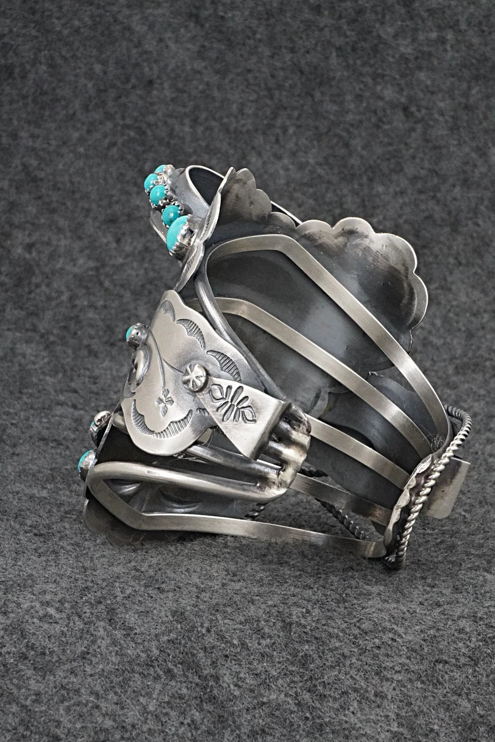 Turquoise & Sterling Silver Bracelet - Tim Yazzie