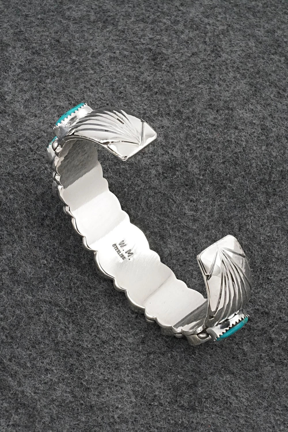 Turquoise & Sterling Silver Bracelet - Wilbert Muskett Sr.