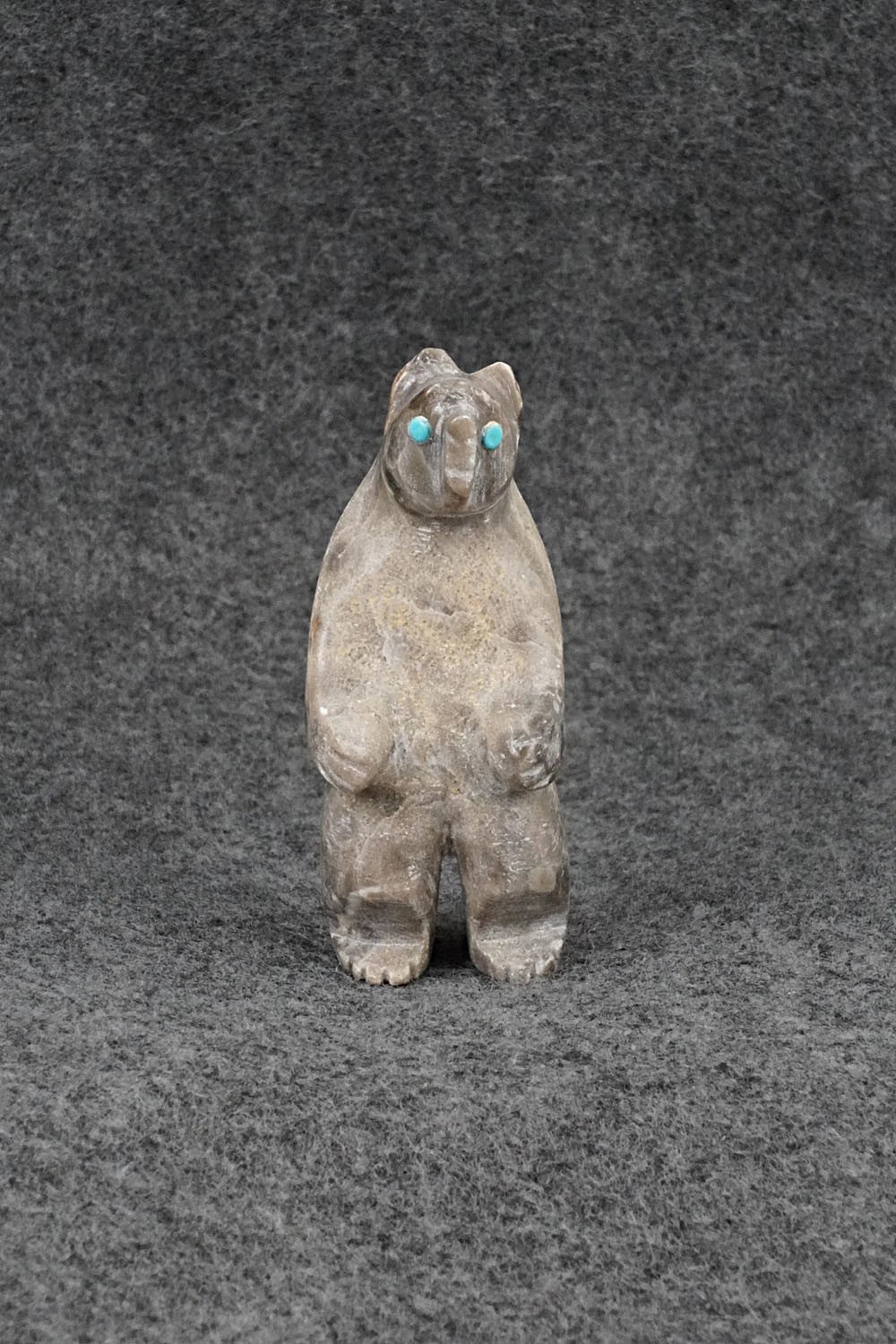 Bear Zuni Fetish Carving - Ronnie Lunasee