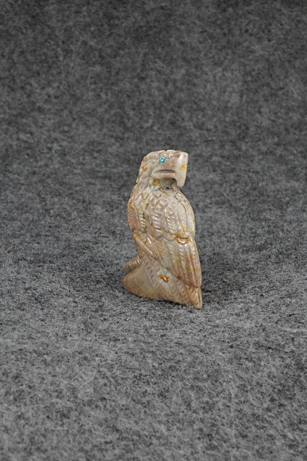 Eagle Zuni Fetish Carving - Randy Lucio