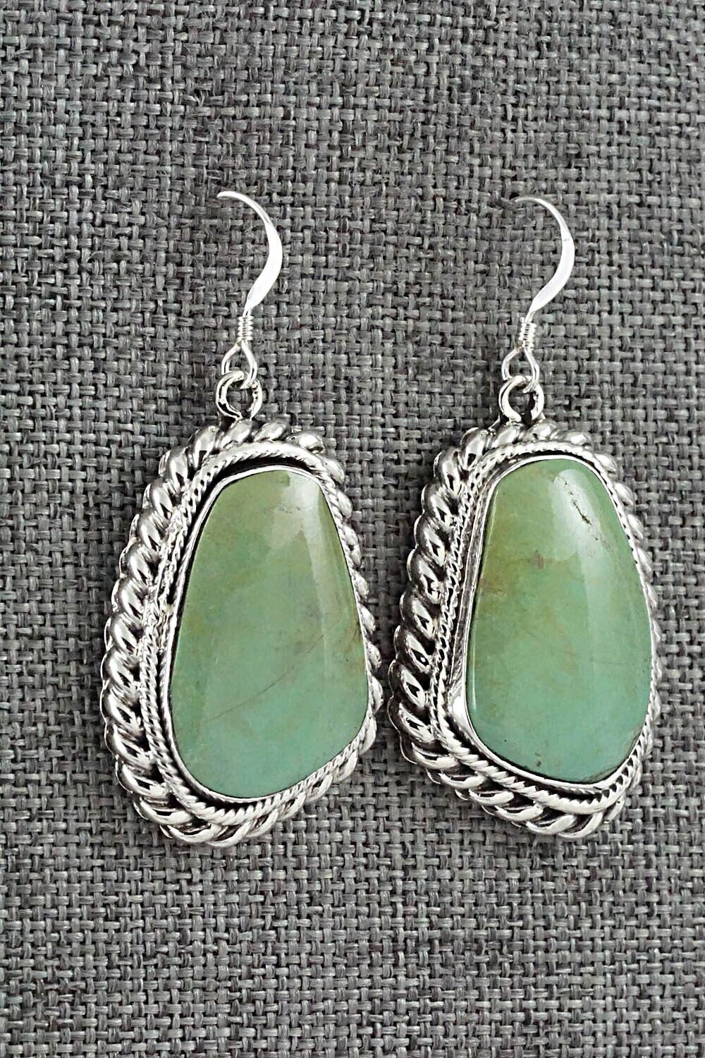 Turquoise & Sterling Silver Earrings - Sharon McCarthy