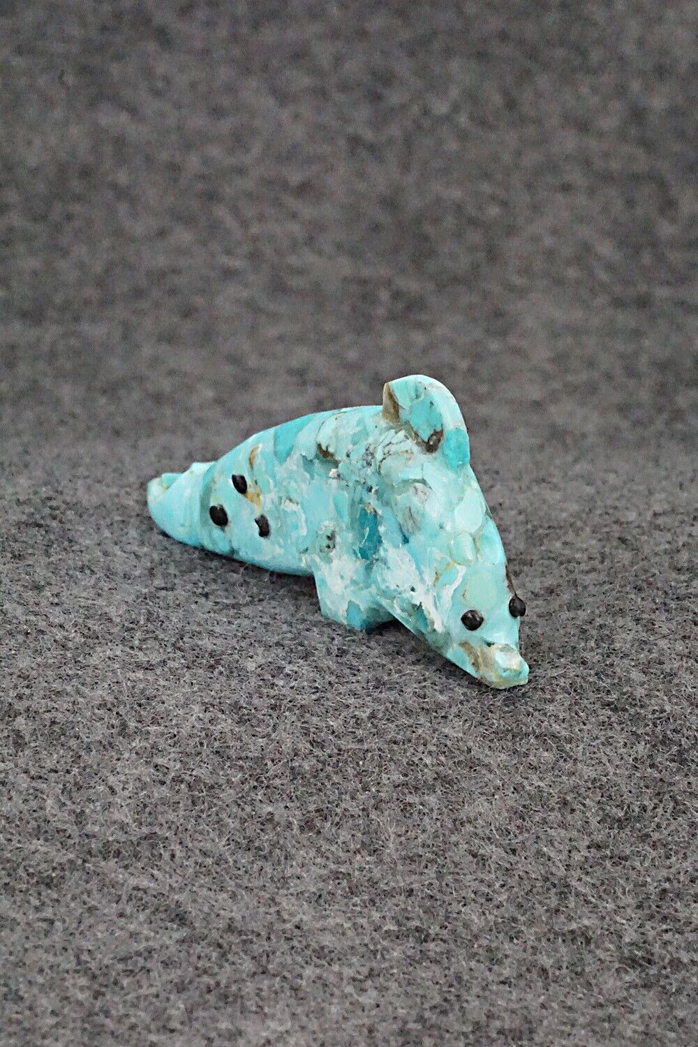Dolphin Zuni Fetish Carving - Danette Laate