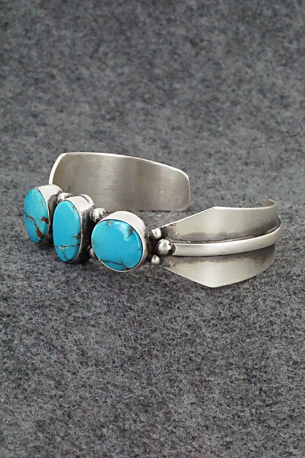 Turquoise & Sterling Silver Bracelet - Darrin Livingston