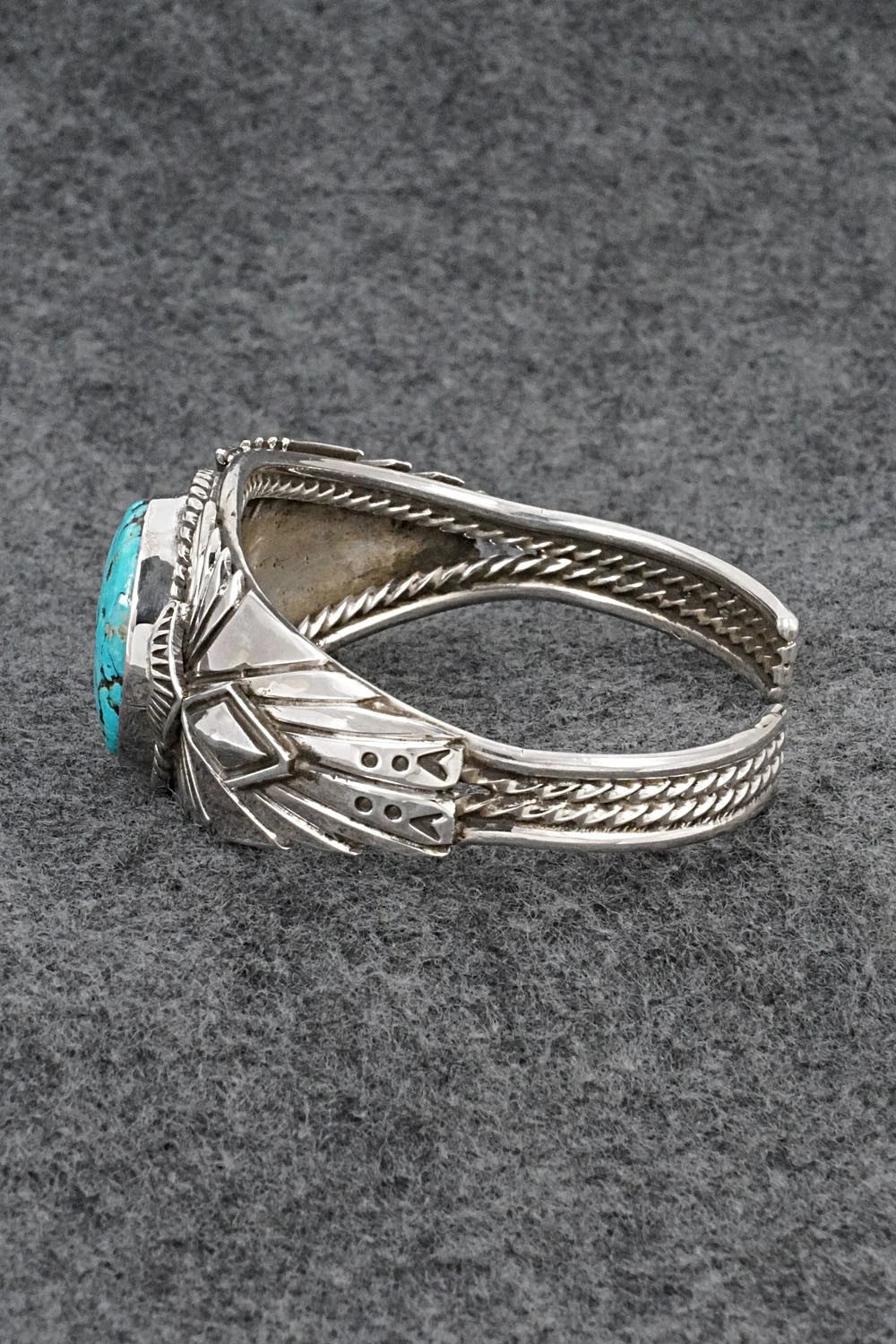 Turquoise & Sterling Silver Bracelet - Emerson Delgarito