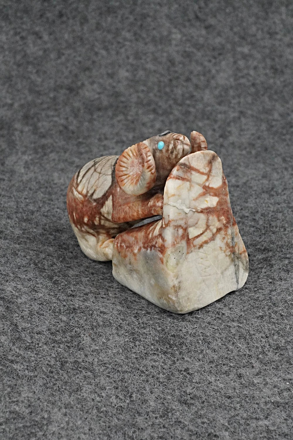 Ram Zuni Fetish Carving - Wilfred Cheama