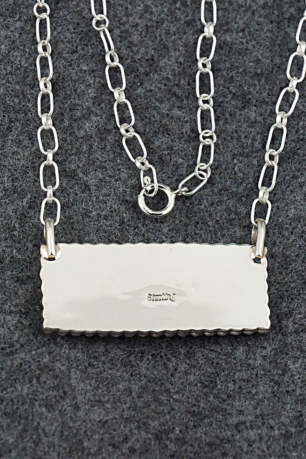 Turquoise & Sterling Silver Necklace - Sharon McCarthy