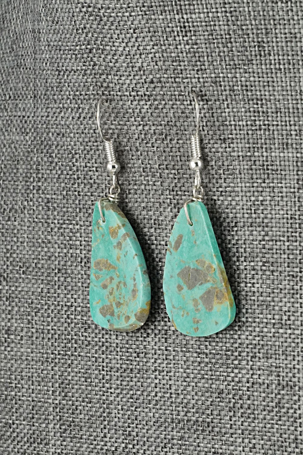 Turquoise & Sterling Silver Earrings - Tammy Nolcot