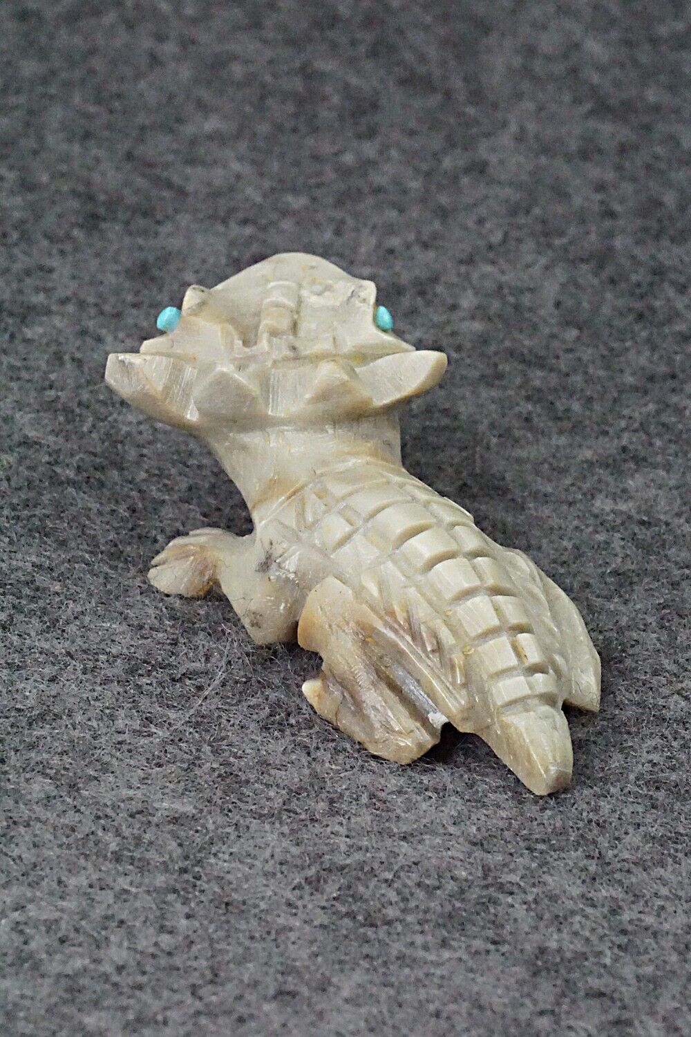 Horned Toad Zuni Fetish Carving - Dana Malani