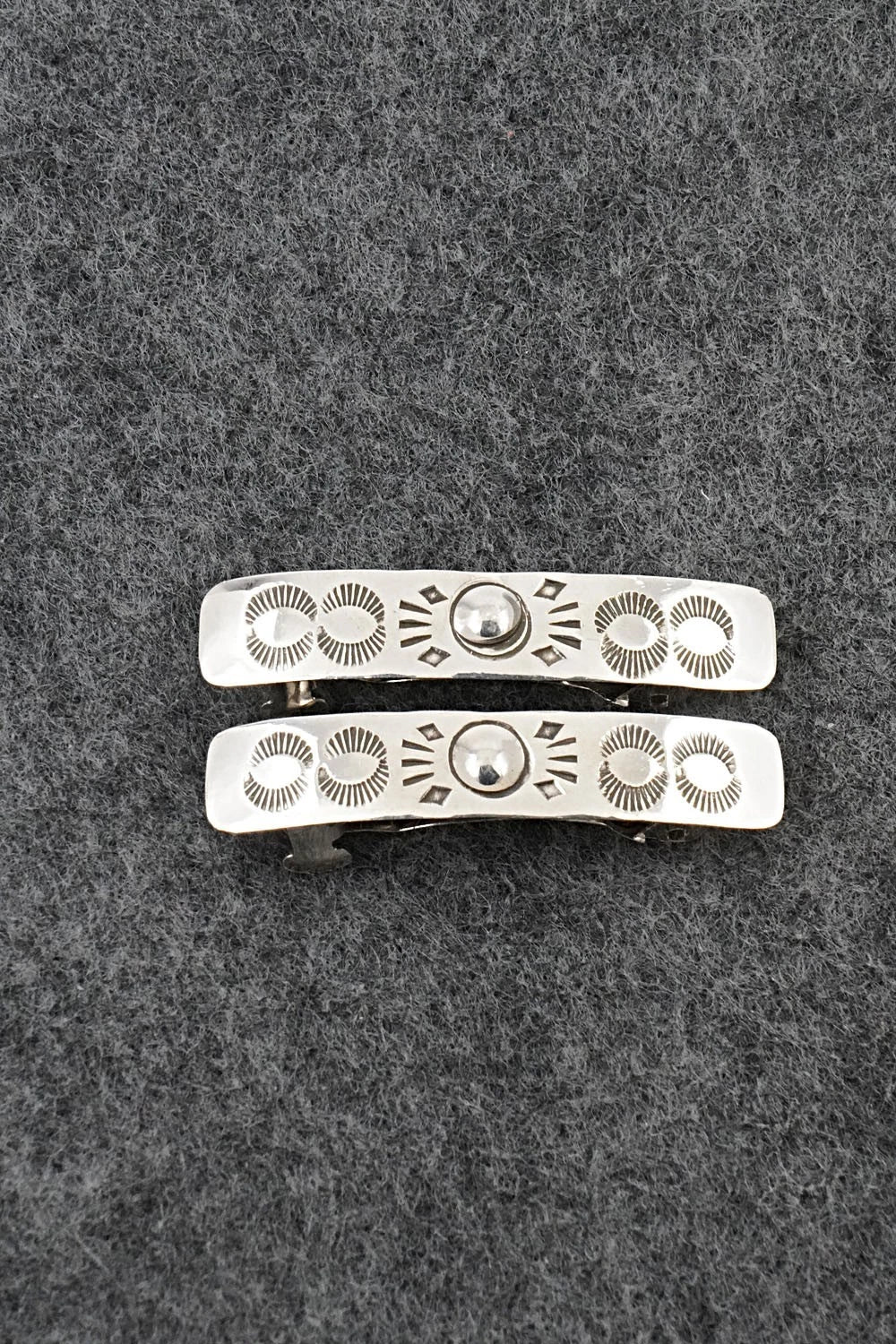Sterling Silver Barrettes - Bertha Begay