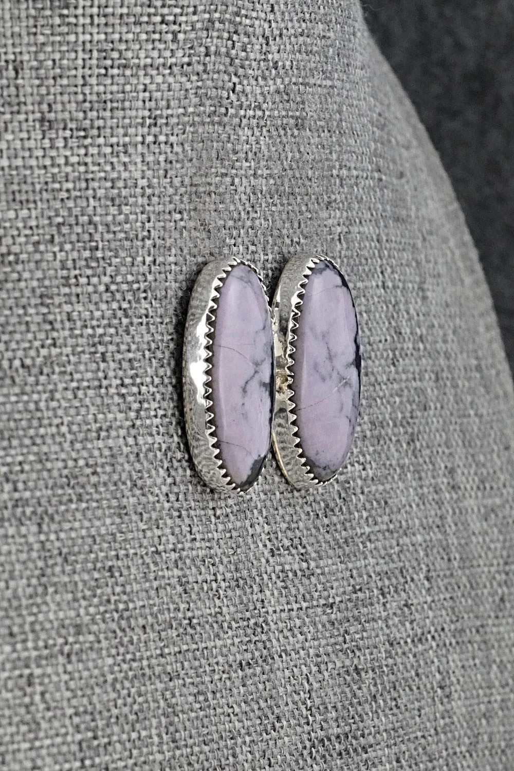 Morado & Sterling Silver Earrings - Murray Hannaweeka