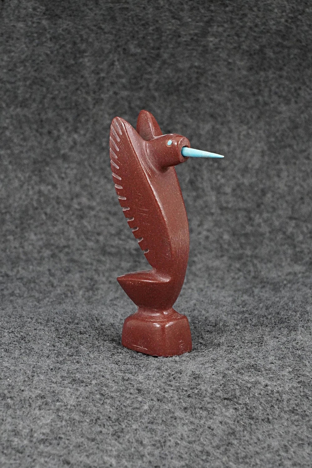 Hummingbird Zuni Fetish Carving - Brandon Phillips