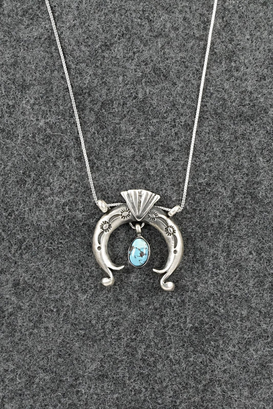 Turquoise & Sterling Silver Necklace - Gary Shorty