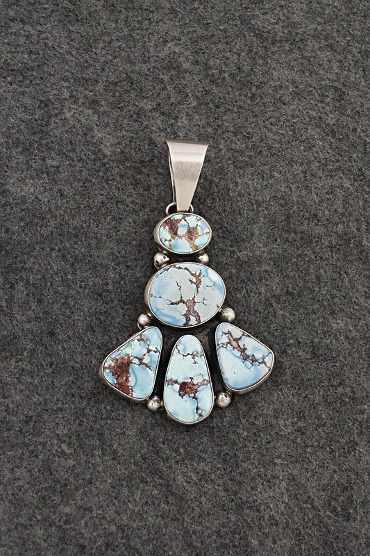Turquoise & Sterling Silver Pendant - Darrin Livingston