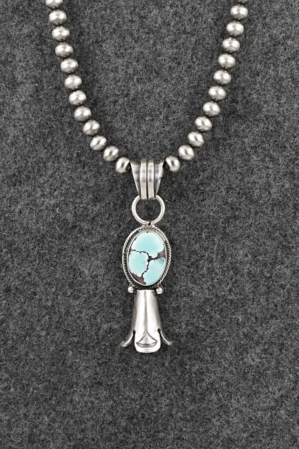 Turquoise & Sterling Silver Necklace - Sharon McCarthy