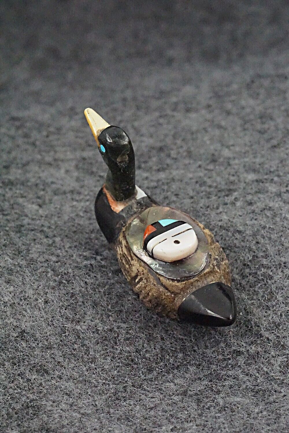 Duck Zuni Fetish Carving - Darrin Boone