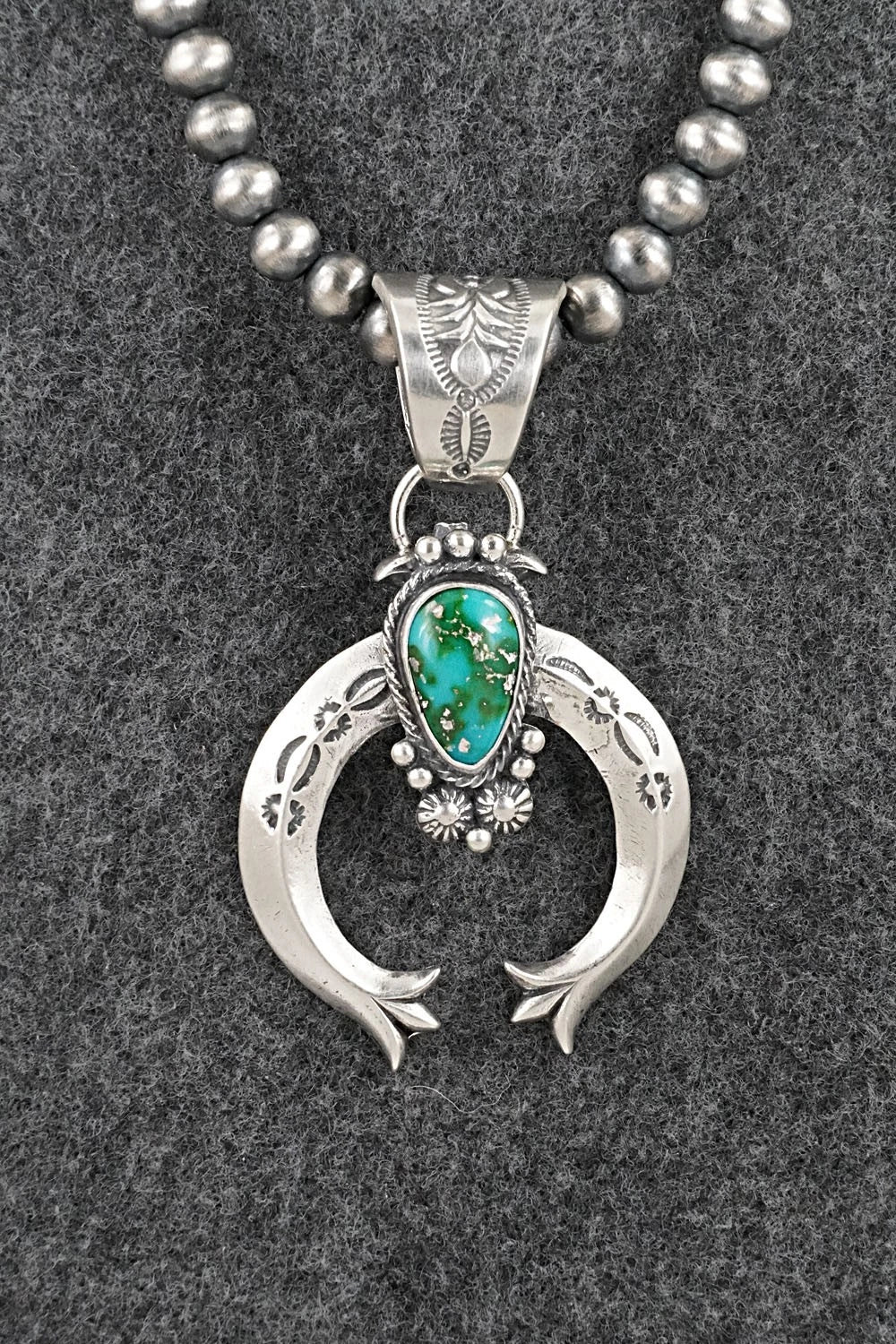 Turquoise & Sterling Silver Necklace - Samuel Yellowhair
