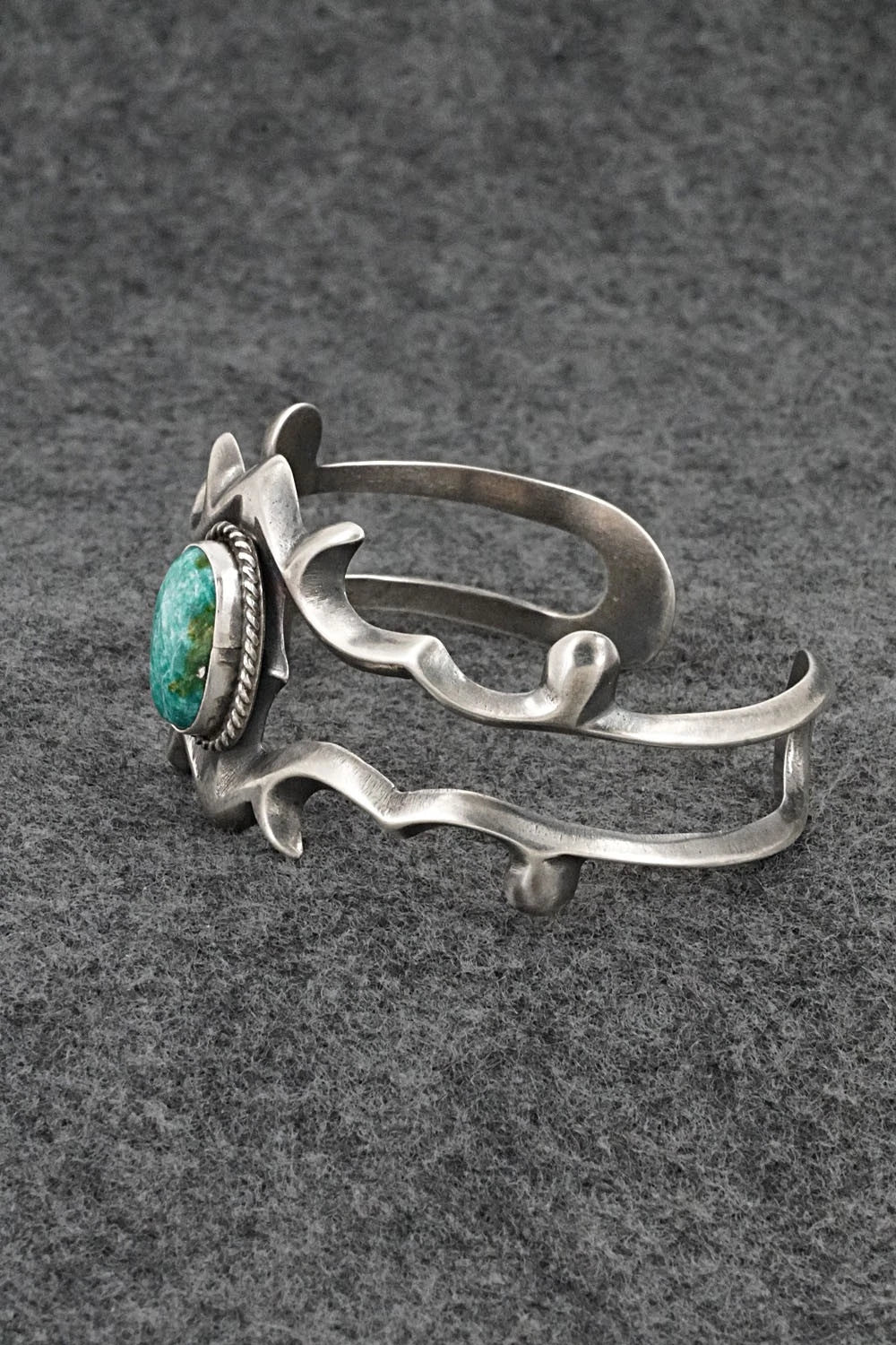 Turquoise & Sterling Silver Bracelet - Eugene Gruber