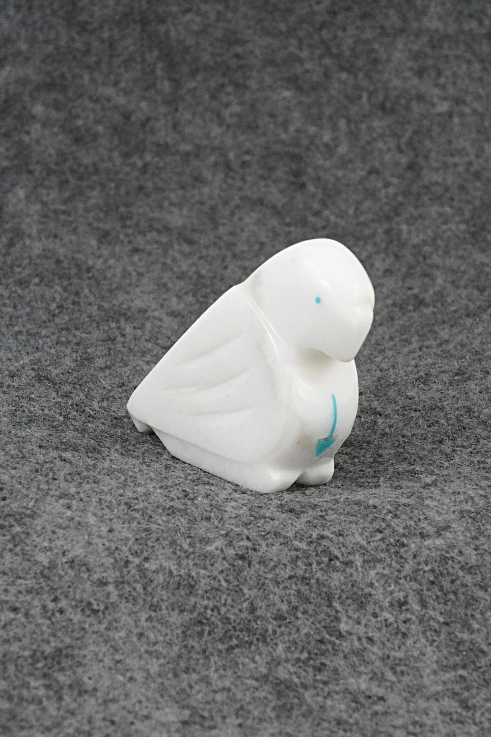 Eagle Zuni Fetish Carving - Clayton Panteah