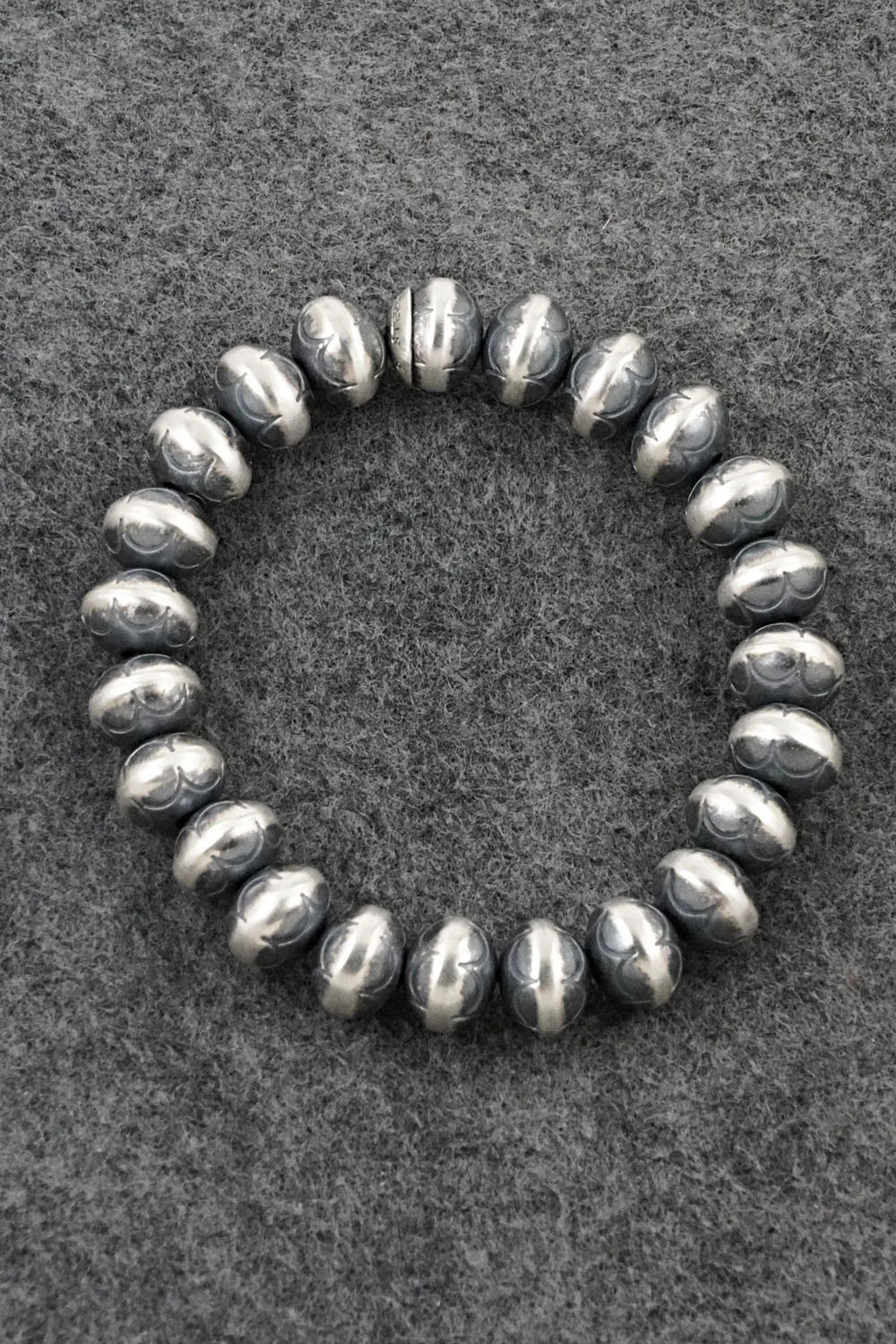 Sterling Silver Navajo Pearl Bracelet - Bryannen Halwood