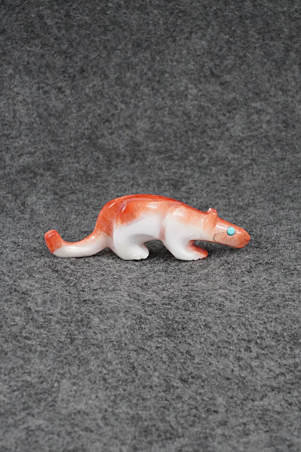Mountain Lion Zuni Fetish Carving - Ronnie Lunasee