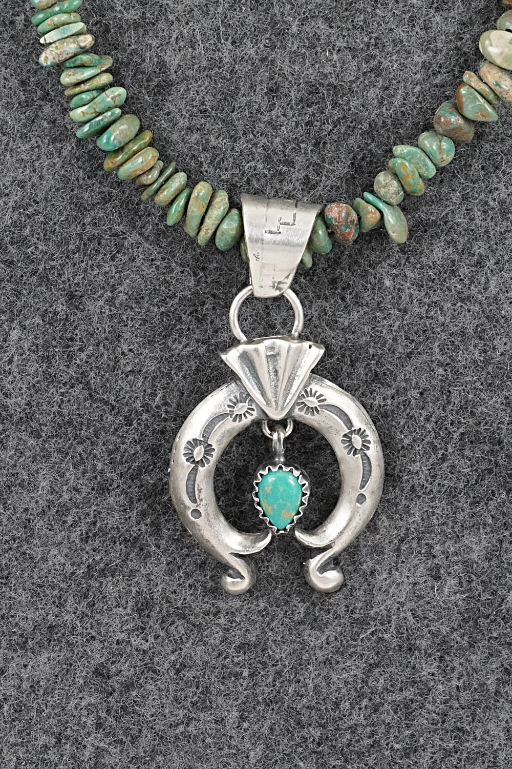 Turquoise & Sterling Silver Necklace - Sharon McCarthy
