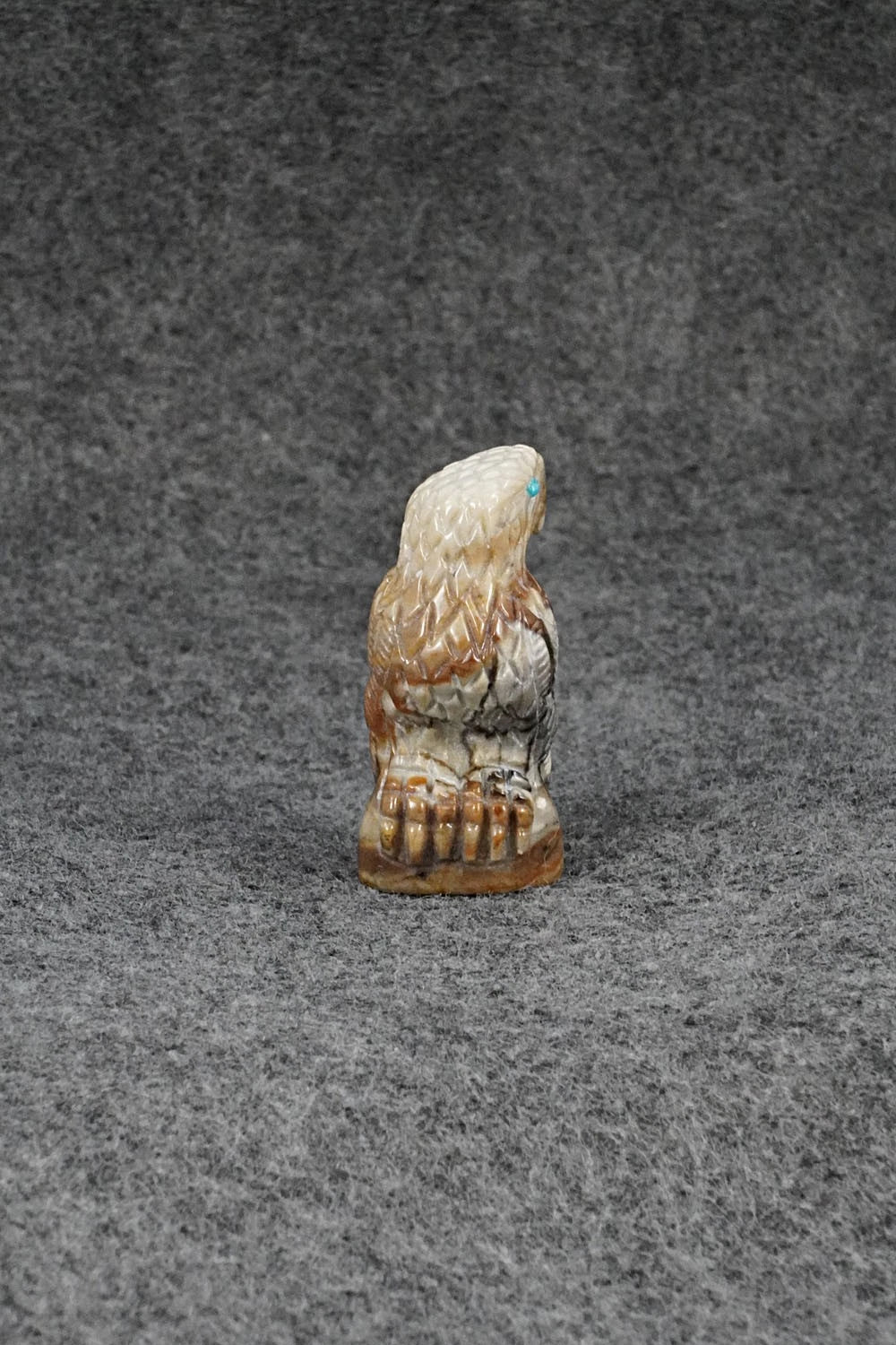 Eagle Zuni Fetish Carving - Randy Lucio