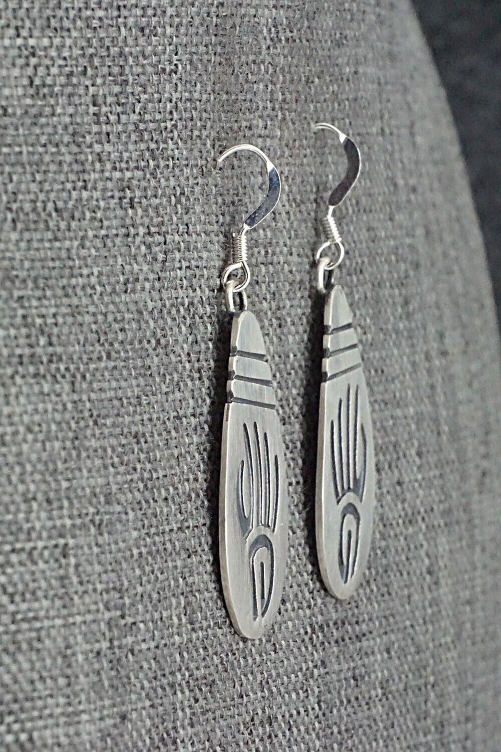 Sterling Silver Earrings - Charlie Yazzie