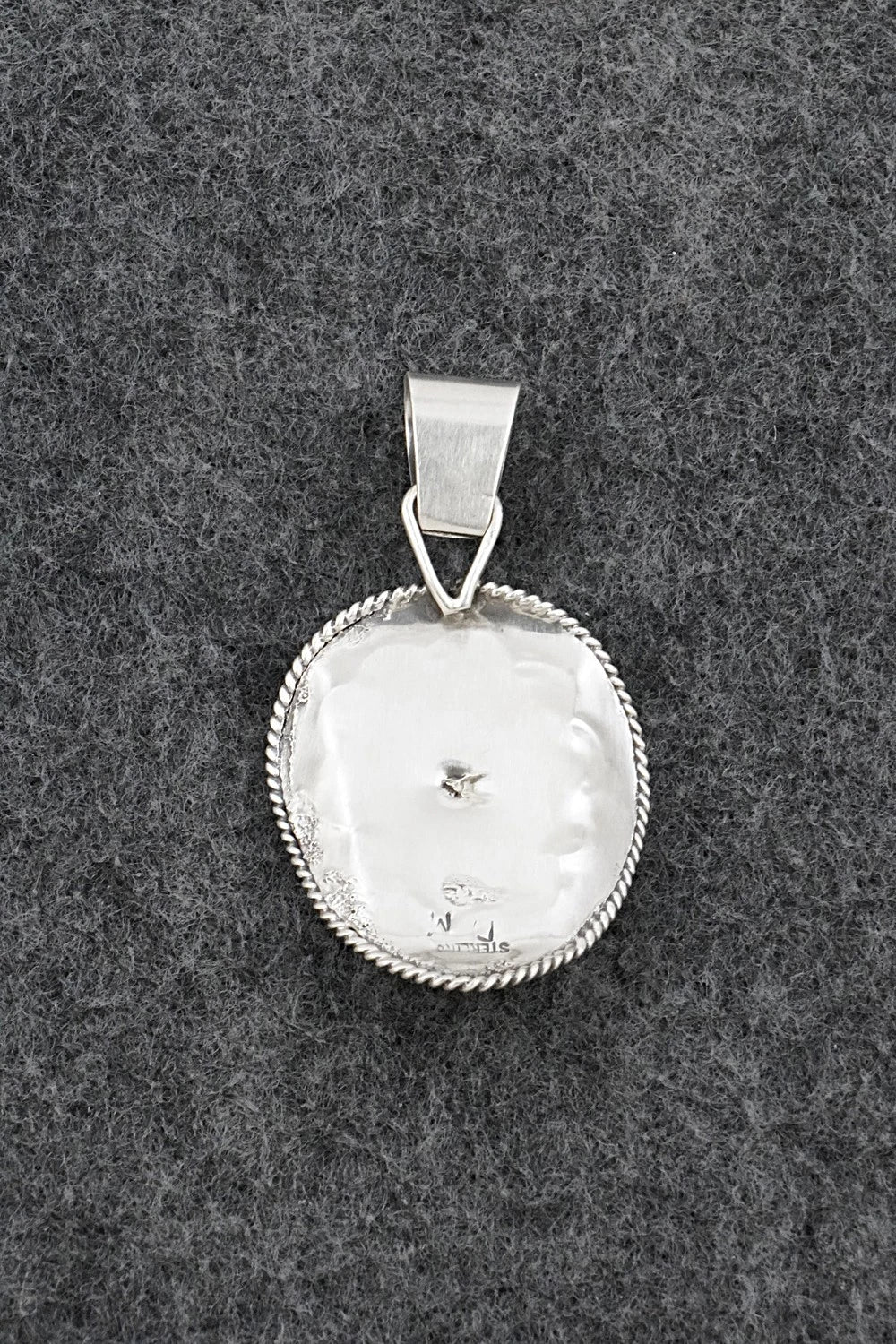 Turquoise & Sterling Silver Pendant - Davey Morgan