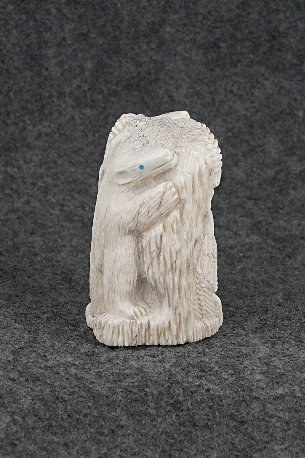 Bears and Eagles Zuni Fetish Carving - Destry Siutza