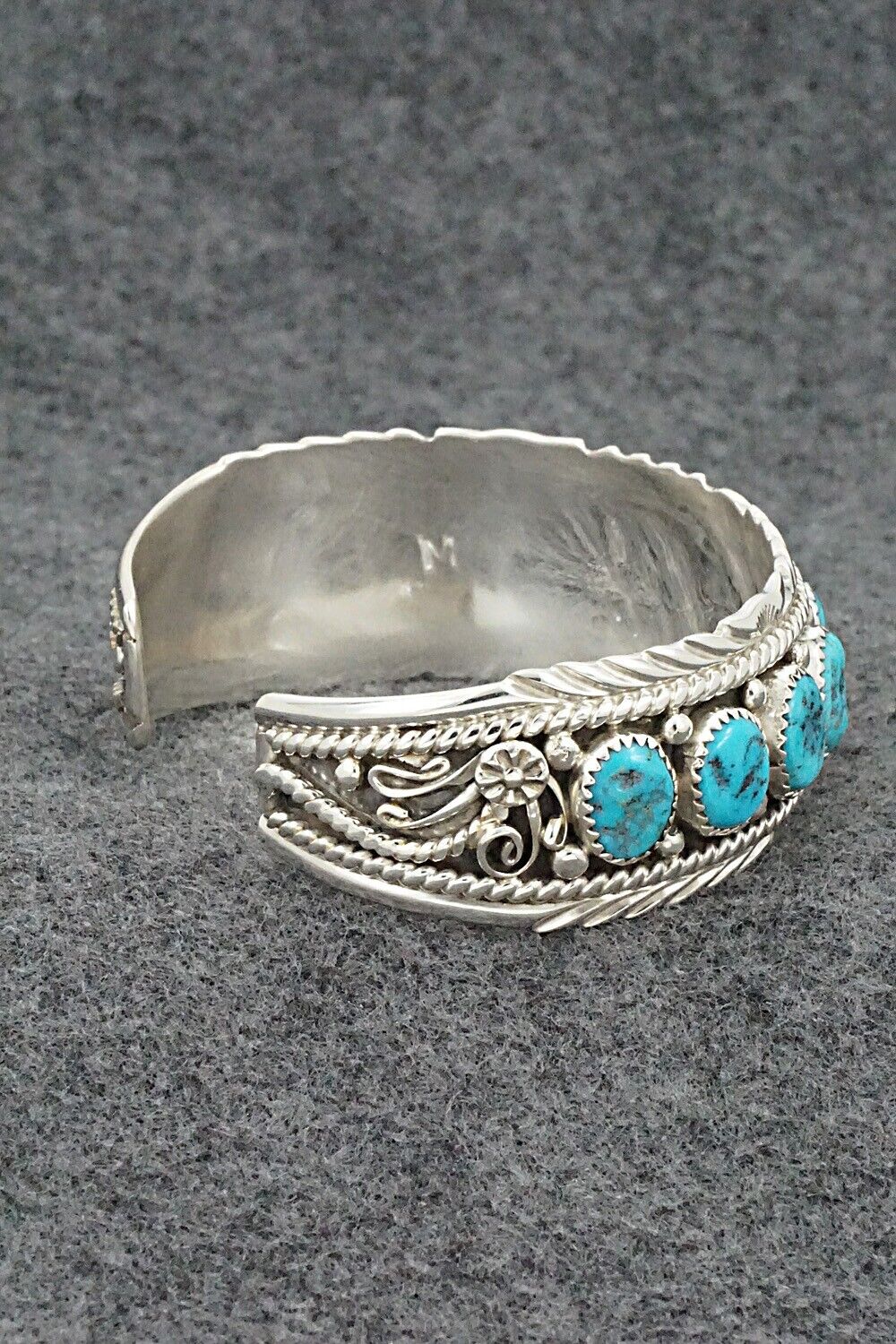 Turquoise & Sterling Silver Bracelet - Martin Muskett