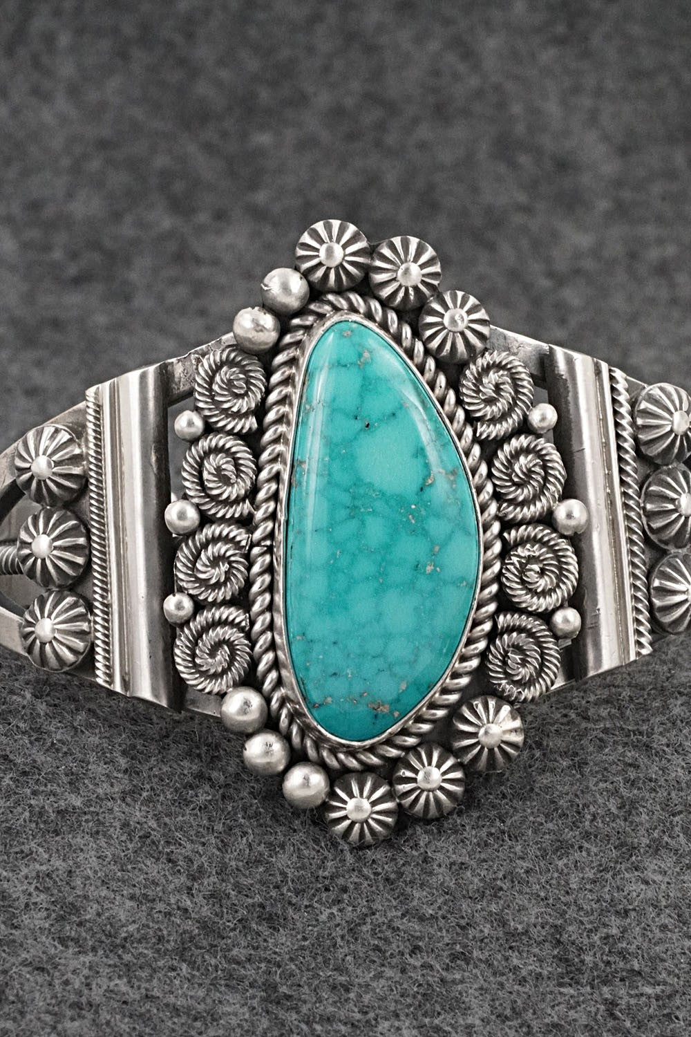 Turquoise & Sterling Silver Bracelet - Rosita Calladitto