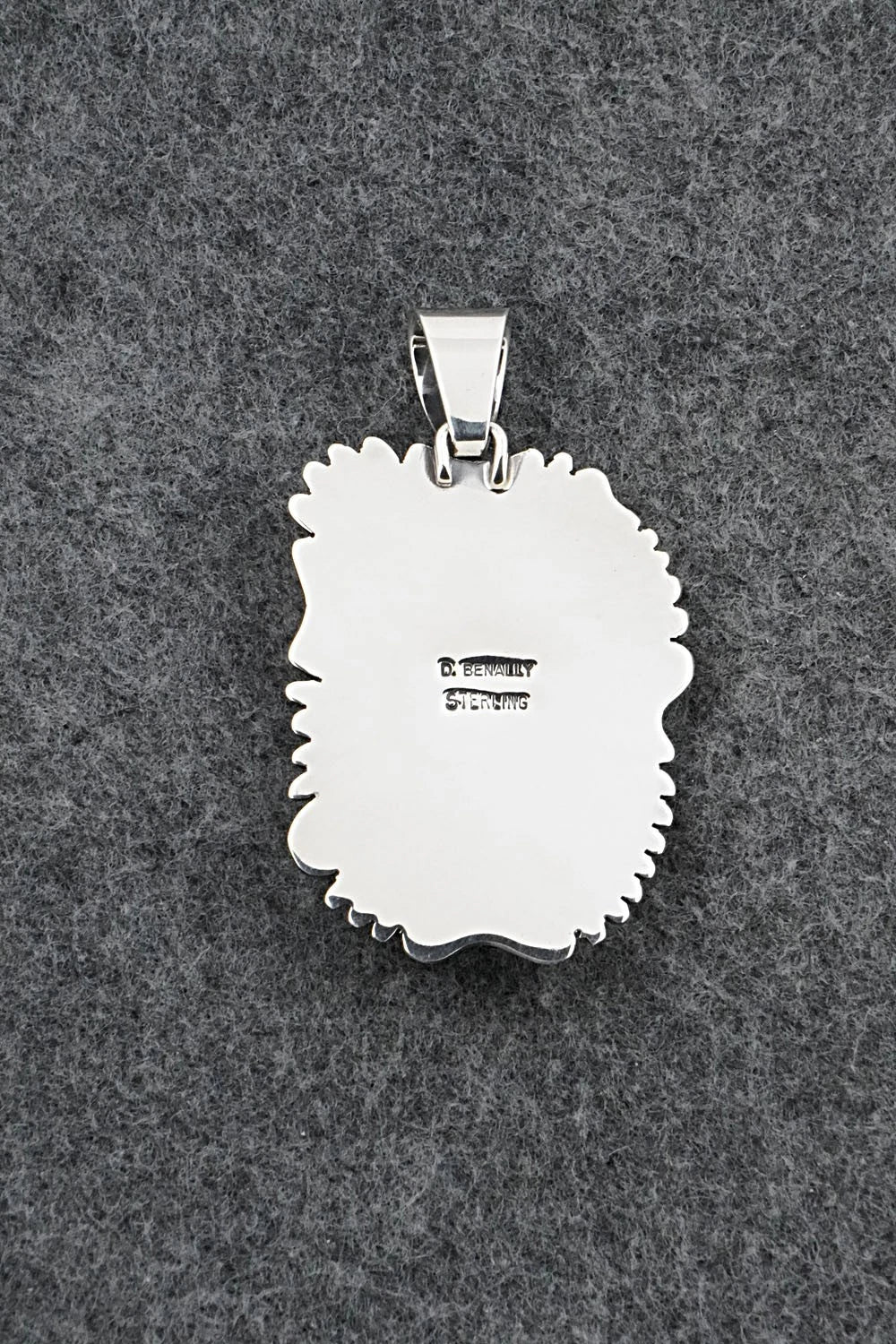 Turquoise & Sterling Silver Pendant - Daniel Benally