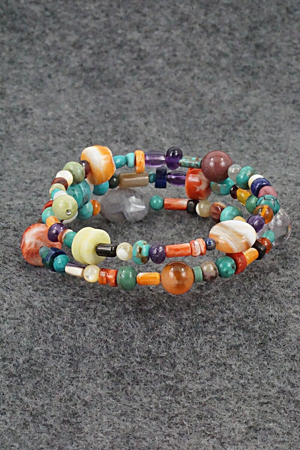 Multi-Stone Beaded Bracelet - Helen Tsosie