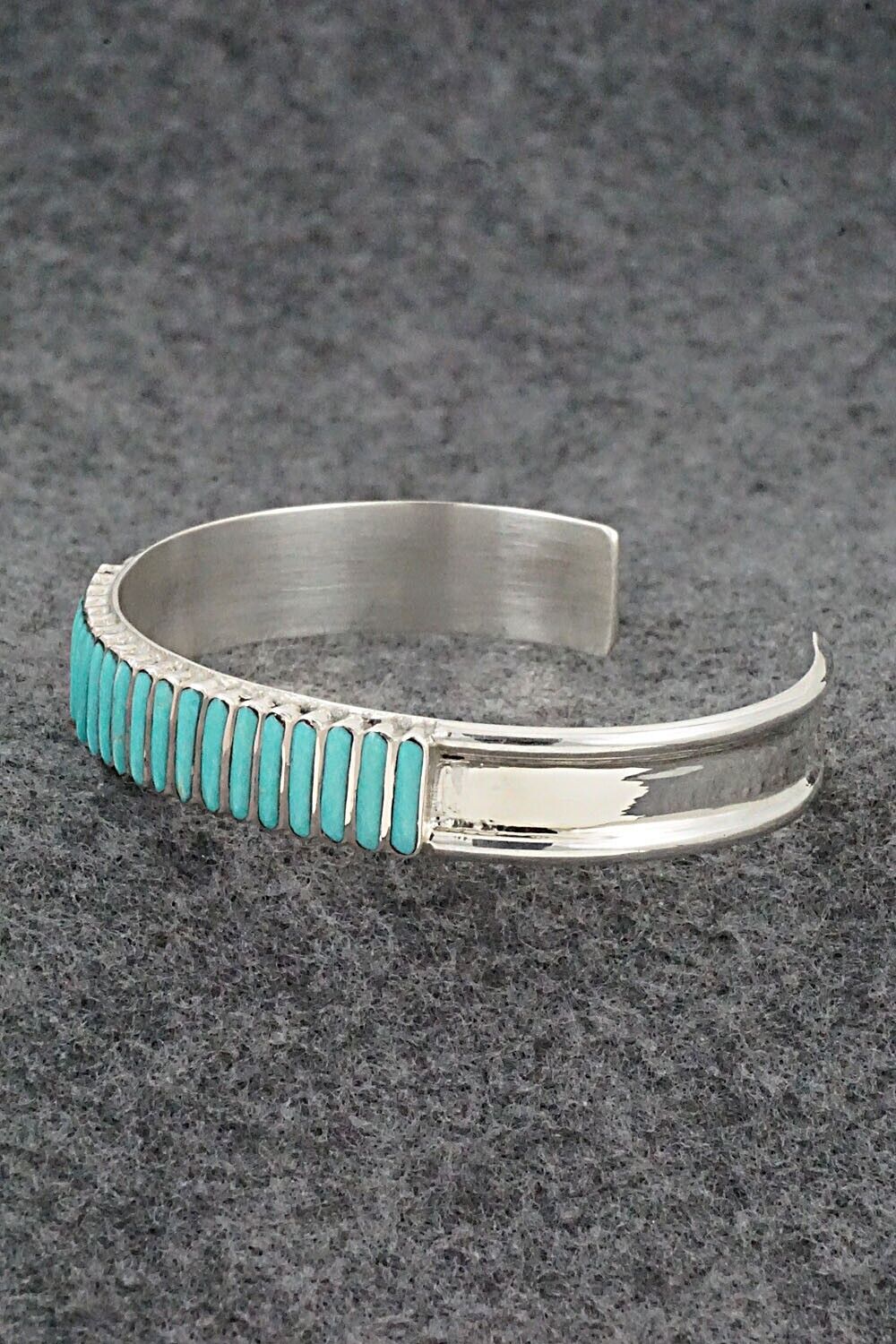 Turquoise & Sterling Silver Bracelet - Lucy Sheyka